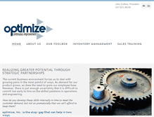 Tablet Screenshot of optimizeincorporated.com